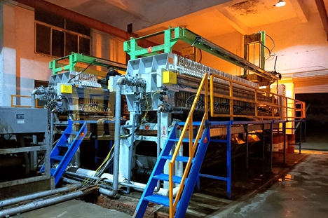 四川宣漢縣某污水處理廠現(xiàn)場(chǎng)