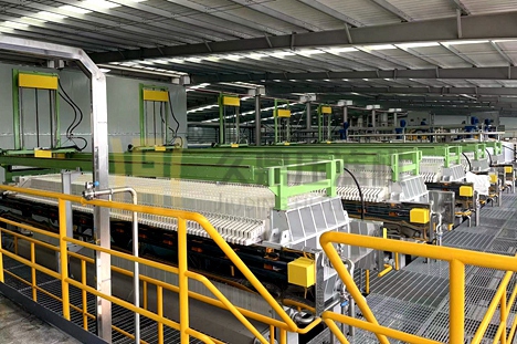 重慶某食品廠處理果汁廢水現(xiàn)場(chǎng)